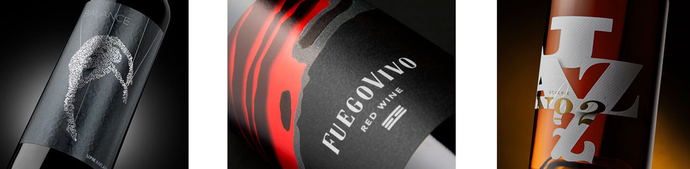 Wine label design with strong color contrast is more prone to attract consumers&rsquo; attention